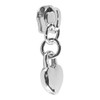10PCS NO.3 Zipper Pulls, Love Heart-shaped Nylon Puller, Replacement for