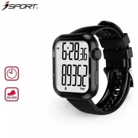 손목 검정 만보기시계 팔찌 손목만보계 [B. 다기능 단계 계산k 자동 제로 링] Black Wrist Pedometer Watch Bracelet [B. Multifunctional Step Counter k Automatic Zero Ring]