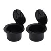 Round Cable, Snap On Cover, Made of ABS, Fits 2-3/4