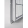 Shed Window 14x21 White - Vertical Slider with Tempered Glass