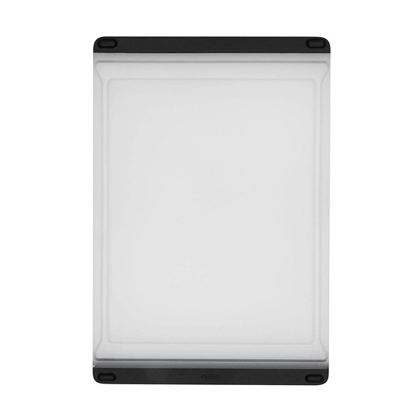 OXO Cutting Board, Small, Dishwasher and Dryer Safe, Black