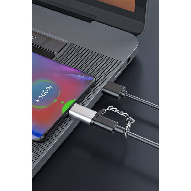 GAMRY USB Type C to Micro USB Adapter... (Gold+Silver+Black)