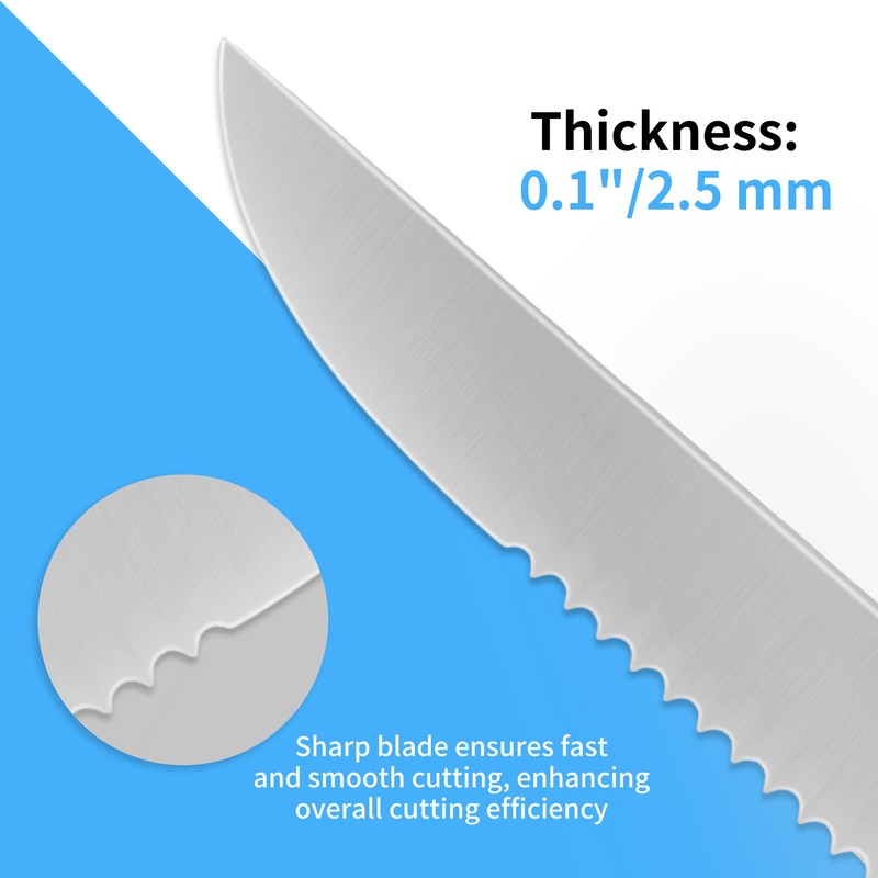 MINOVA Insulation Knife, 14 Inch Serrated Sharp Steel Blade Utility