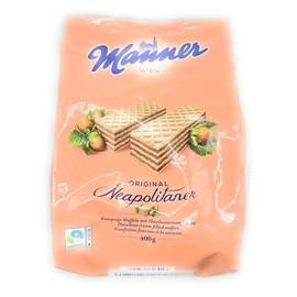 Hazelnut Cream Filled Wafers (manner) 14oz
