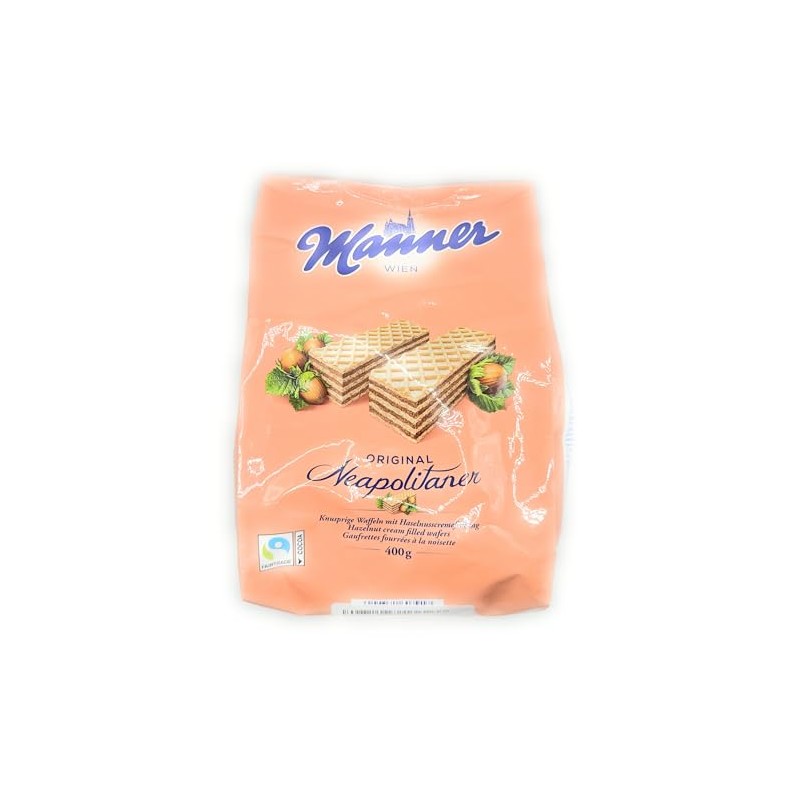 Hazelnut Cream Filled Wafers (manner) 14oz