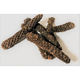 BeautifulAcacia.com Fresh Organic Whole Long Pepper (Longum, Indian long pepper) Ayurveda - 100 grams (3.5oz)