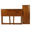 Casual Home Pull-Out & USB Port Folding Desk, Warm Brown