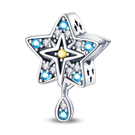 MICOO - Dijes de plata de ley 925 para pulseras y collares, colgantes de mal de ojo, colgantes de mariposa, regalos del día de la madre, abalorios de moda, regalo de joyería para mujeres, Zirconia