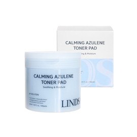 Lindsay Madecassoside Moisture Ampoule PH Solution Calming Cica Azulene Toner Pad 220ml (60 sheets) / 린제이 마데카소사이드 수분 앰플 피에이치 솔루션 카밍 시카 아줄렌 토너 패드 220ml (60매)