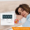 Small Digital Kitchen Timer Magnetic Back, Loud Alarm Reminder with