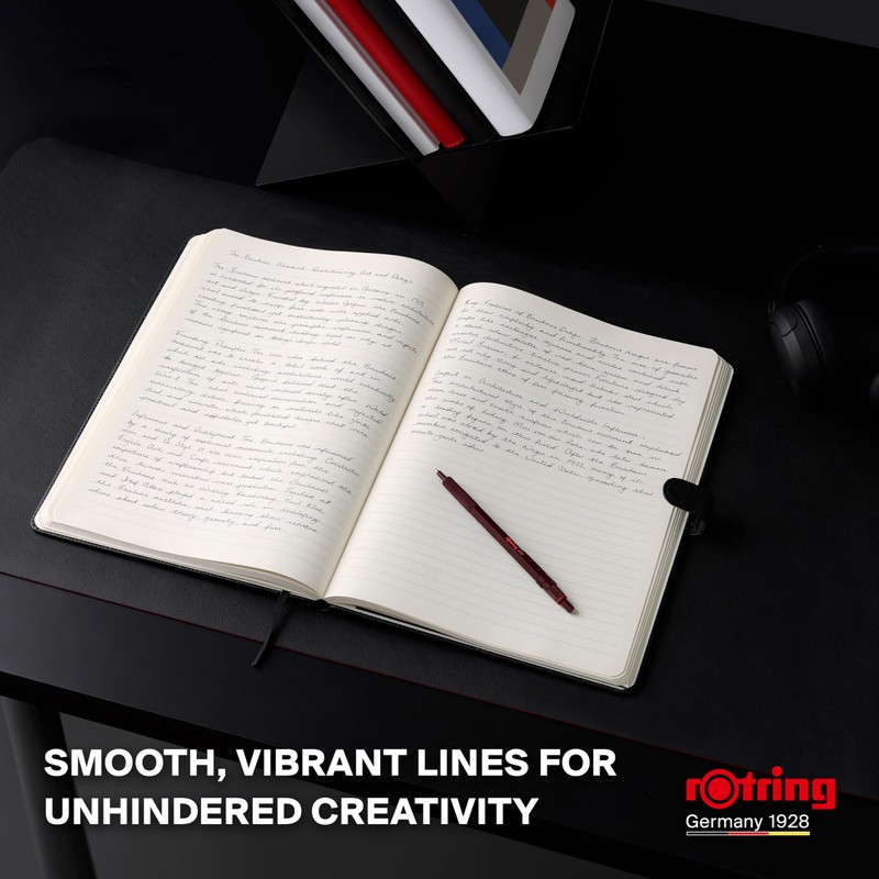 rOtring 600 Ballpoint Pen | Medium Point | Black Ink