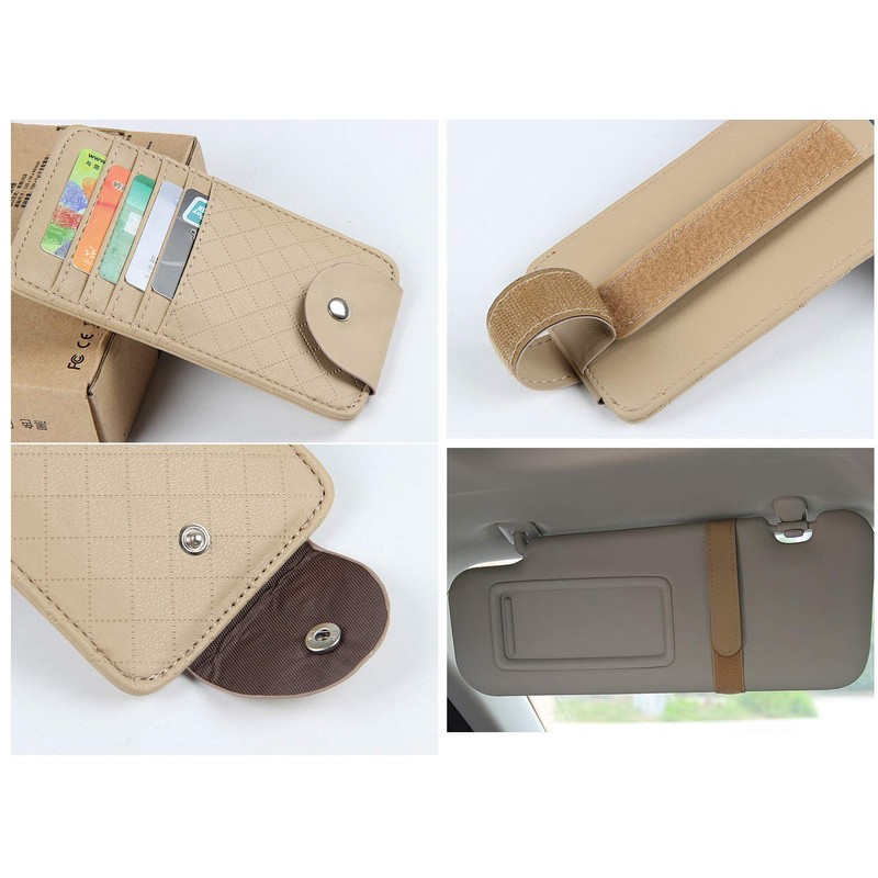 Takelablaze Sun Visor Pocket, For Cars, Visor Pockets, Cards, Glasses,