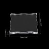 PATIKIL 3" x 3" Acrylic Stamp Block, Clear Stamping Block