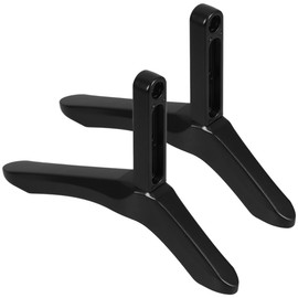 ULTECHNOVO 1 Pair No Drill Tv Stand Base Heavy Duty Desktop Mount for Tvs Secure and Stable Frame Easy Assembly for Living Bedroom