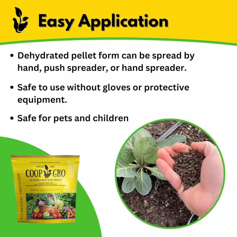 COOPGRO Coop Gro Organic Chicken Manure Fertilizer 25 lb. Bag.