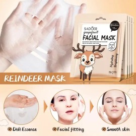 10 Mascarillas Faciales Toronja Reno Sadoer Iluminadora                                                                                               