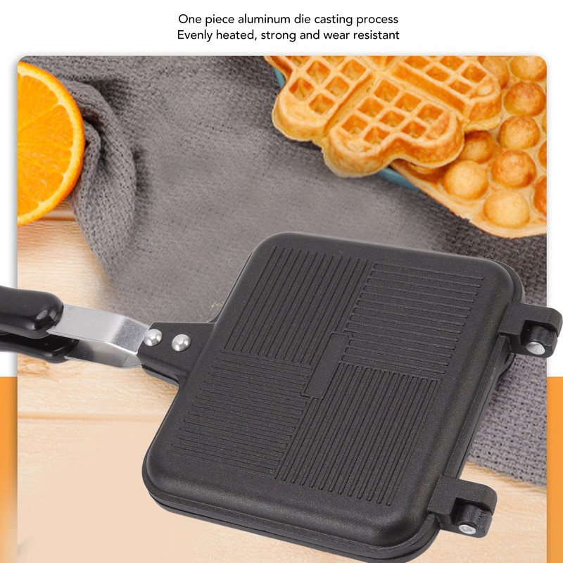Non Stick Frying Pan Double Sided Aluminium Alloy with Anti
