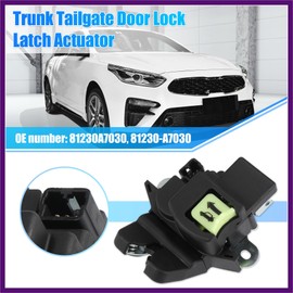 FUELHOOD Trunk Latch Lock Actuator 81230-A7030 for Kia Forte Koup 2014-2022 W/Keyless Entry Tailgate Door Latch Lock Actuator Motor Rear Trunk Lid Lock Latch Actuator Premium Fit Design