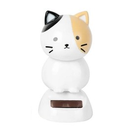 Solar Wobble Figures, Solar Dancing Cat, Bobble Head Cat Ornaments, Innovative Cat Solar Figure Statue Car Dashboard Decorations Ornaments Solar Bobble Head Figures Statues, Bobbleheads and Busts