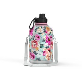 Fuel24 Carrier Sleeve for Stainless Steel Jug - 2,2L, 1.3L Style & Colour Options WATER BOTTLE NOT INCLUDED (Floral, 2.2L)
