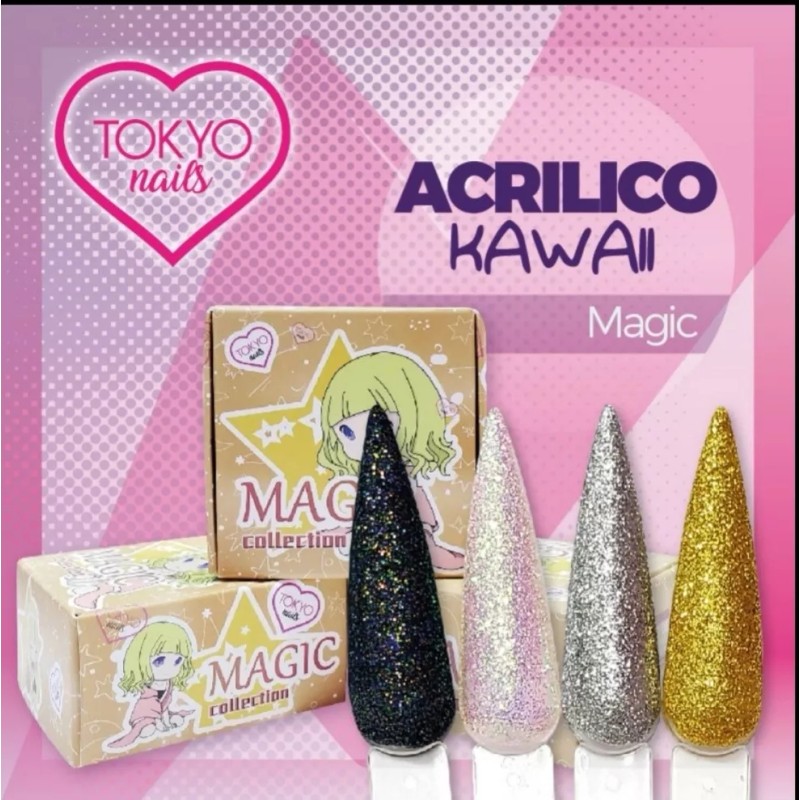 Coleccion Kawaii Acrilicos Tokyo Nails
