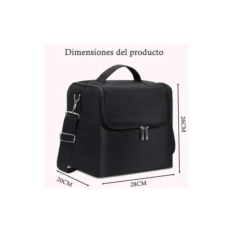 Maletines De Maquillaje Profesional Impermeable 4 Niveles