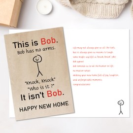 IDU Funny Retirement Card Gifts for Men Women with Absurd Bob Knock Knock Joke,Happy Retirement Party Decorations for Coworkers Boss Dad Mom Teachers Nurses Doctors