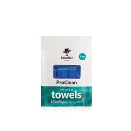 Kavalier ProClean - Miracle Wipe - Microfiber Blue Towel Set for Ultimate Cleaning Efficiency - 16.1x16.1'' - 350 GSM - 5 Units Pack - Blue