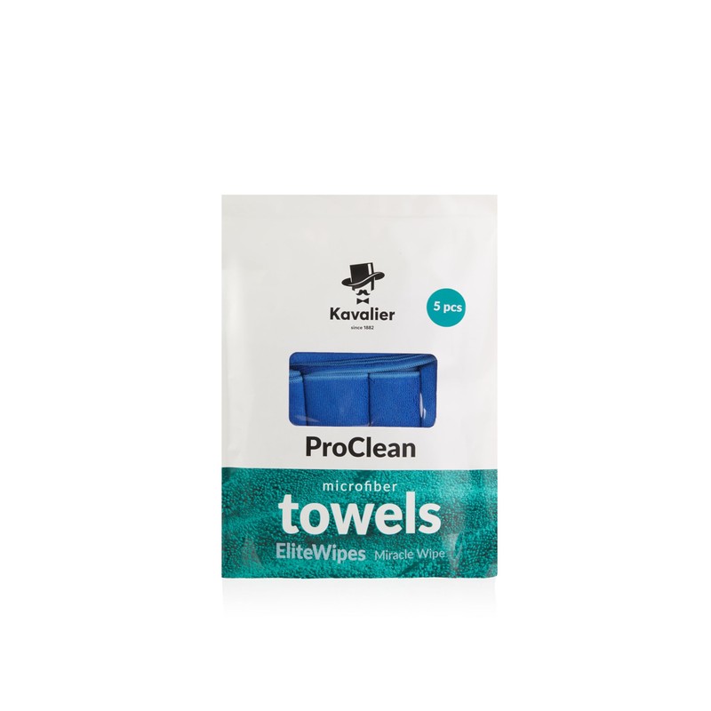 Kavalier ProClean - Miracle Wipe - Microfiber Blue Towel Set