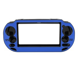 Game Console Protective Case Waterproof Shockproof Metal Console Case Cover for Vita 1000 PSV 1000 Blue