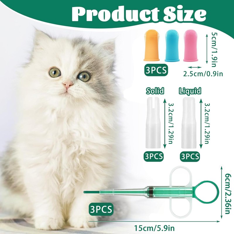 ElevaPulse Pill Dispenser for Cats and Dogs - Set of