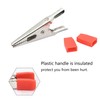 GELRHONR Metal Alligator Clips with Plastic Hands, for Electrical Testing