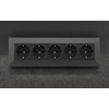 ChiliTec Corner Socket 5-Way Socket Assembly Base Black