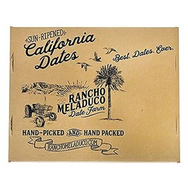 Rancho Meladuco Medjool Dates: Grinder 15 lb Bulk Box