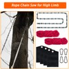 56 Inch High Limb Rope Saw, Hand Chainsaw with 72