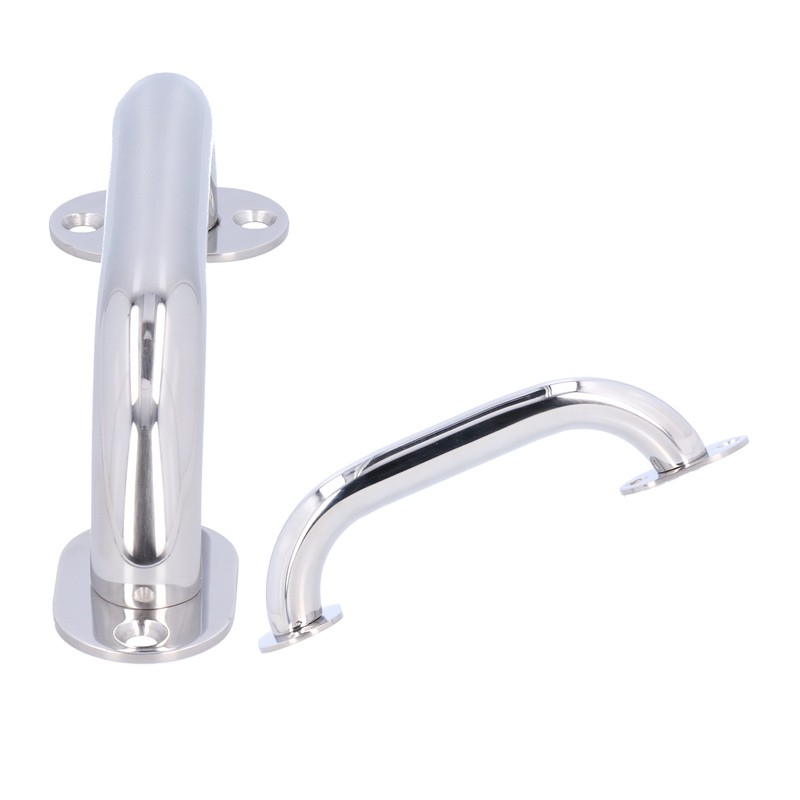 235mm Boat Handle 316 Stainless Steel Polishing Door Handrail for