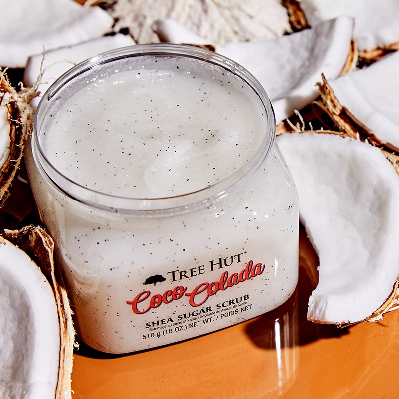 Tree Hut Shea Sugar Exfoliation Care Body Scrub Coco Colada,