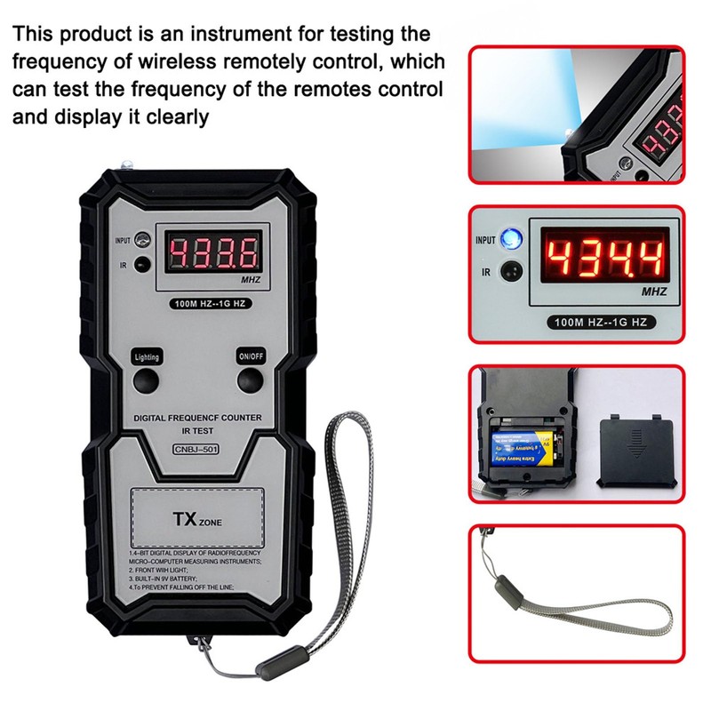 Remote Key Frequency Tester, Remote Key Infrared Frequency Tester 100M
