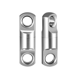 BLUEWING Heavy Duty Fishing Swivels Saltwater 5pcs Stainless Steel for Big Game Fish, Size S, 1012lbs