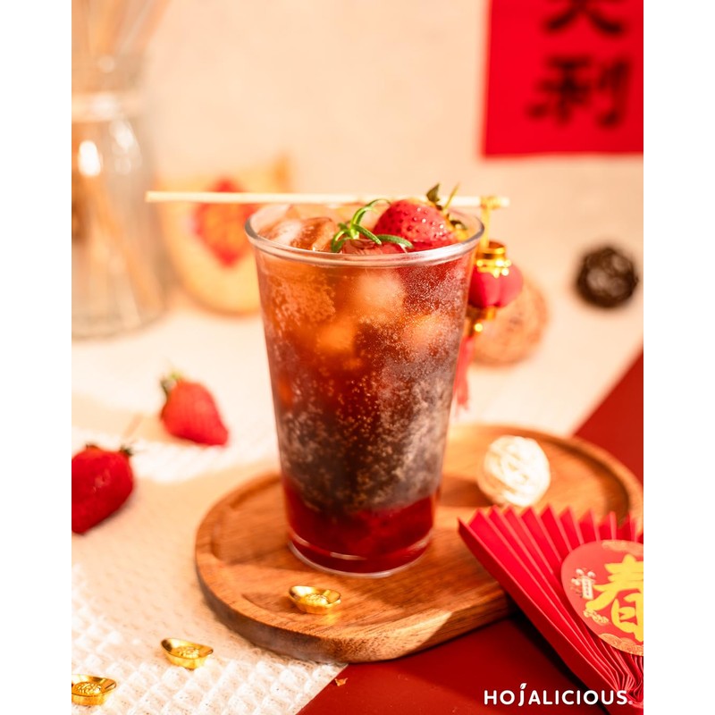 Hojalicious - Cane Sugar Syrup Concentrate (Flavor) (5.5lb, Strawberry)