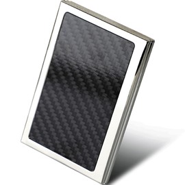 Tdaoxin Business Card Holder, Silvery, Casual