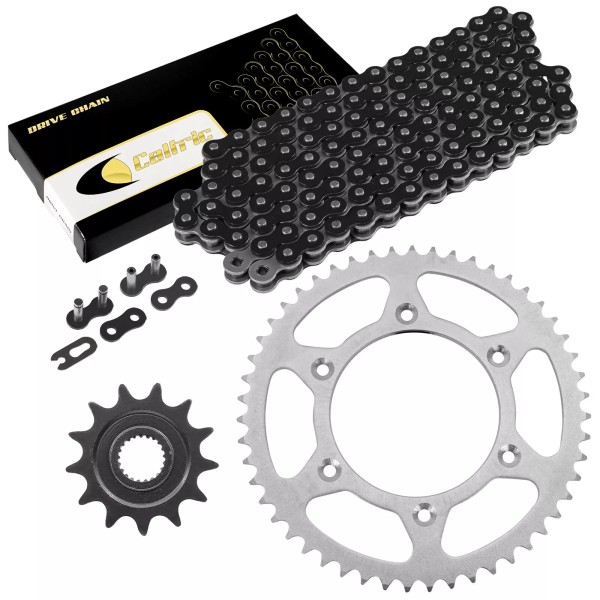 Caltric Black Drive Chain And Sprocket Kit for Honda CRF250R