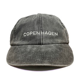 Vivian Flytrap Unisex Copenhagen Washed Embroidered Dad Baseball Cap, Washed Black, Unit size