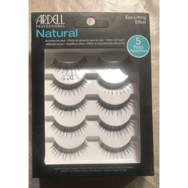 ARDELL Professional Natural Multipack 5 pair False Strip Eyelashes #110 Black