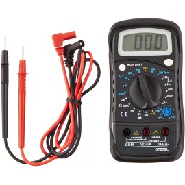 Unbranded Digital Multimeter with Large Illuminated LCD Display