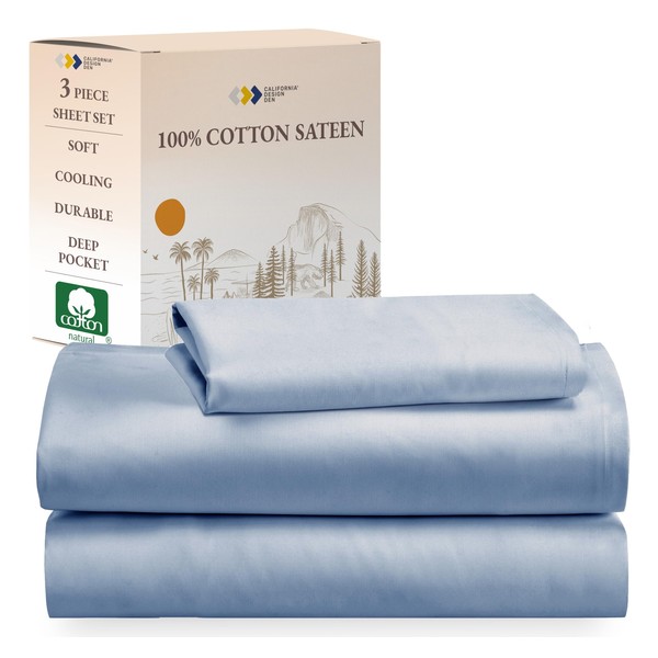 California Design Den Soft 100% Cotton Sheets Twin-XL Size Bed