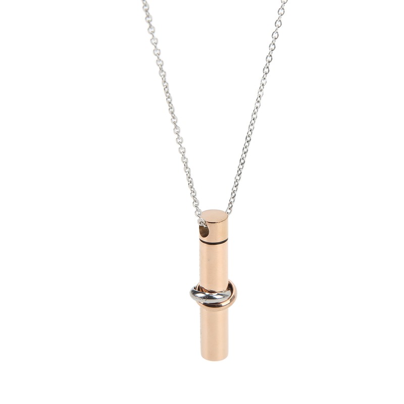 Ashes Necklace 316L Stainless Steel Oxidation Resistant Memorial Cremation Jewelry
