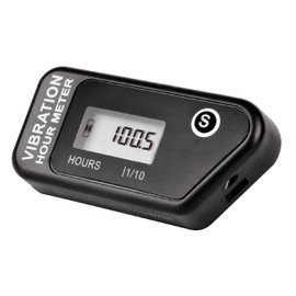 Jayron Wireless RE-SETTABLE Vibration Waterproof Hour Meter for Generator Outboard Motor Dirtbike Compressor Lawn Mower Motorcycle Chainsaw