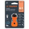 Truper NAMU-LL, Multiherramienta con led, tipo llavero, 6 funciones