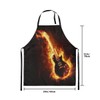 Homewish Sugar Skull Apron with Adjustable Neck Strap for Men